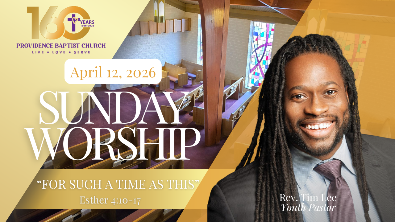 Rev. Tim Lee and title of sermon